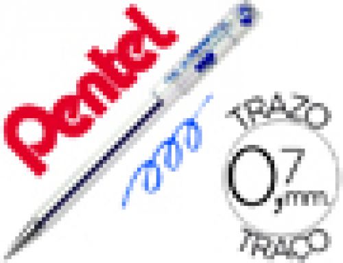Esferografica pentel mini bk77 azul 0,7 mm , Pentel , 54546 , 3474372770309